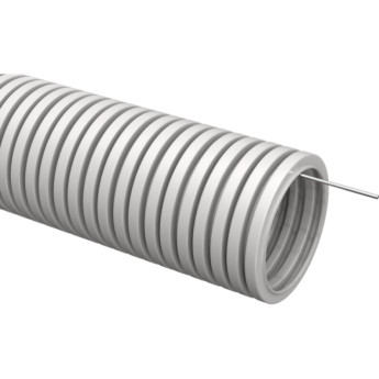 Труба гофрированная IEK ПВХ d=16мм с зондом (10м) - CTG20-16-K41-010I